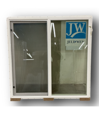 50990 White Horizontal Slider Window 47.5" x 47.5"