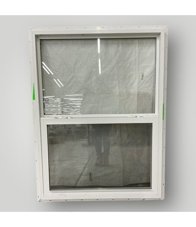 50992 White Vinyl Single Hung Sliding Window 30"W x 40"H