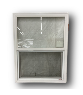 50992 White Vinyl Single Hung Sliding Window 30"W x 40"H