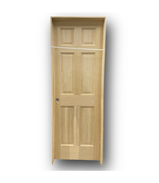 50996 Prehung Pine Solid 6-Panel Interior Door 28" x 80"
