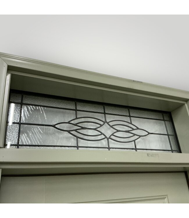 50989 Pistachio Prehung Exterior Door With Transom 36" x 80"