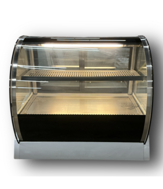 51007 Refrigerated Countertop Curved Glass Display Case 36"