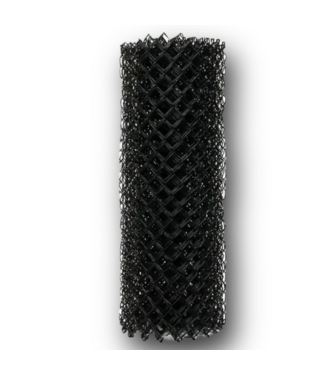 51044 Black Galvanized Steel Chain Link Fence 50' Roll