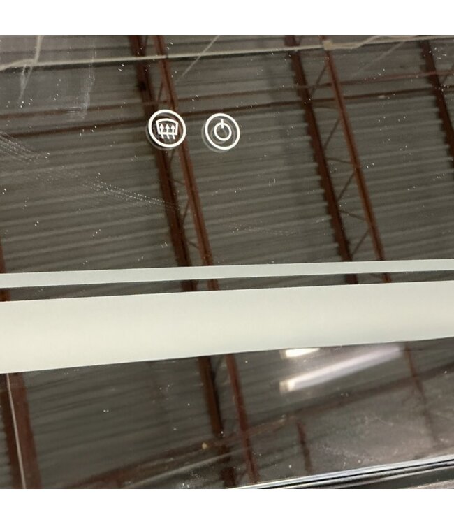 51056 LED Fog Free Mirrored Medicine Cabinet Black