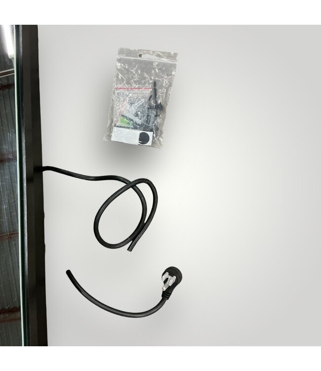 51056 LED Fog Free Mirrored Medicine Cabinet Black