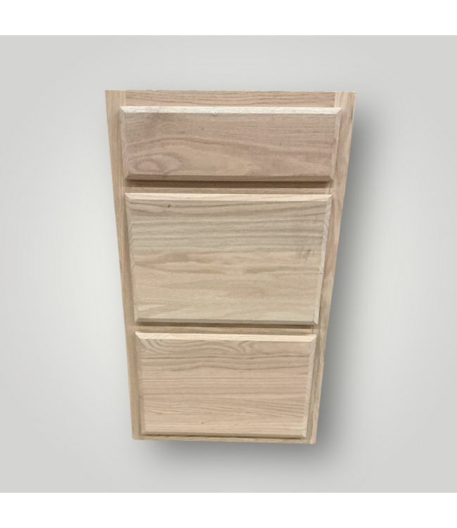 51062 18-in Unfinished Oak 3-Drawer Cabinet