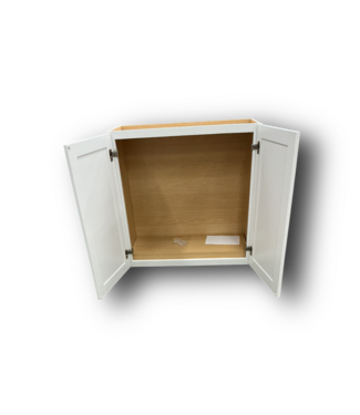 51065 30-in White Shaker Wall Kitchen Cabinet