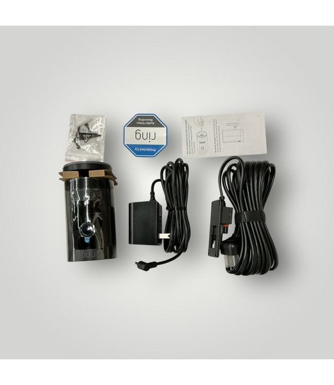51077 Stick Up Security Camera Plug-In - Black