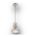 51101 Brushed Nickel 1-Light Industrial Mini Pendant Light