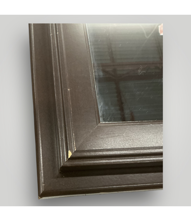 51112 Dark Brown Mirrored Medicine Cabinet 16"W x 26"H