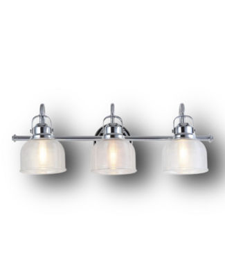 51103 Chrome 3-Light Vanity Light