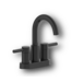 51118 Matte Black Bathroom Faucet