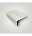 51121 60-in White Steel Bathtub
