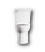 51122 2-Piece White Elongated Chair-Height Toilet