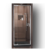 51137 Flex Chrome Semi-frameless Pivot Shower Door 28" to 32"W