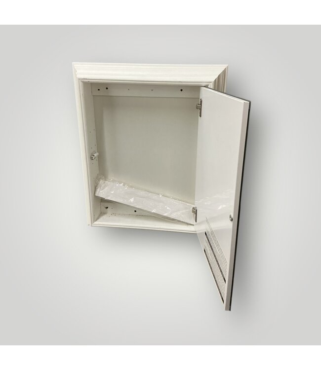 51138 White Wood Medicine Cabinet 22" x 27"
