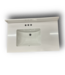51144 White Cultured Marble Sink Top 36"W