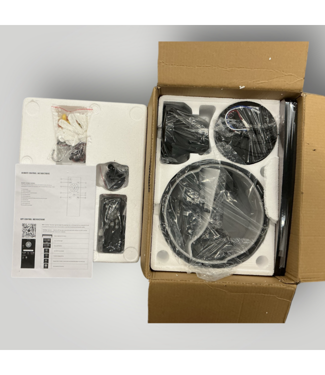 51145 Farmhouse Cage Ceiling Fan With Remote Control