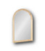 51151 Arch Natural Wood Framed Mirror 20"W x 30"H