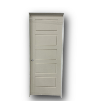 51152 Hollow Core 5-Panel Prehung Interior Door RH 32" x 80"