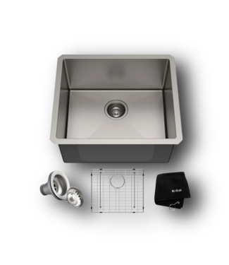 51155 Standard Pro Undermount Steel Kitchen Sink 21"