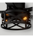 51145 Farmhouse Cage Ceiling Fan With Remote Control