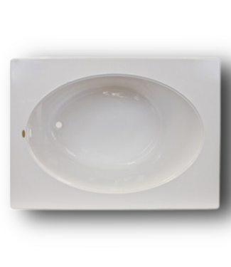 51159 Primo White Acrylic Oval Drop In Soaking Tub