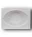 51159 Primo White Acrylic Oval Drop In Soaking Tub