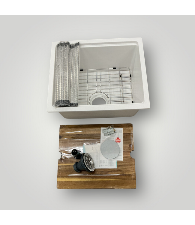 51162 21-in Quartz Workstation Kitchen Sink