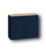 51163 Deep Blue Wall Cabinet 30"W x 24"H x 12"D