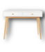 51165 Kurpa White Modern Rubberwood Writing Desk