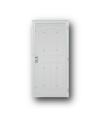 51172 32-in x 81-in White Security Door