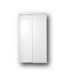 51174 48" x 80" White Sliding Closet Doors