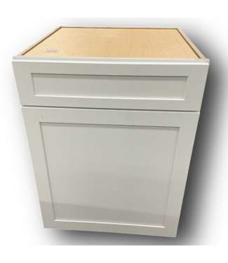 51179 White Shaker Base Kitchen Cabinet 24"W x 34.5"H