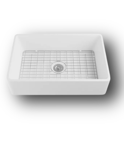 51180 Farmhouse White Porcelain Kitchen Sink 33" x 20"