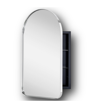 51189 Arched Mirror Medicine Cabinet 16"W x 28.3"H