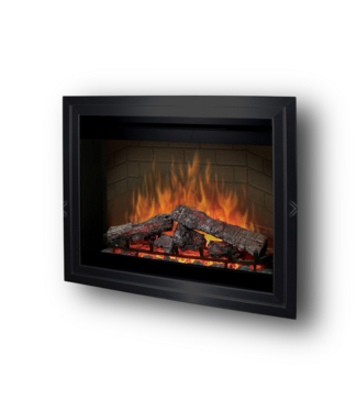51192 39" Antique Black Electric Fireplace