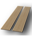 51218 Luxury Natural Oak Acoustic Slat 3D Wall Panels 2 pk