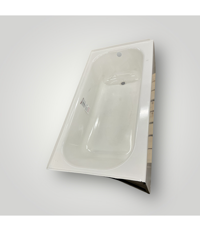 51219 60" White Enameled Bathtub