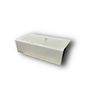 51219 60" White Enameled Bathtub