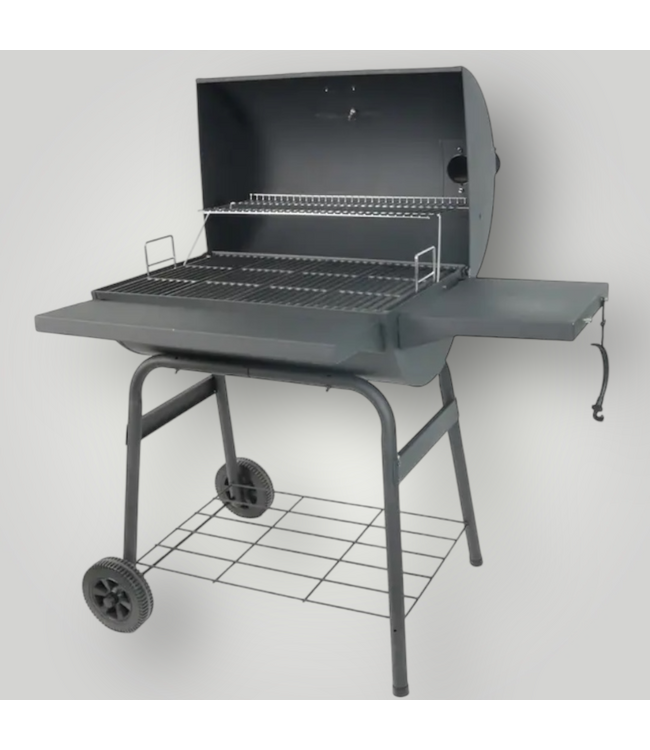 51245 Black Barrel Charcoal Grill 30"W