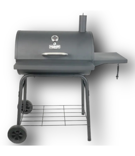 51245 Black Barrel Charcoal Grill 30"W