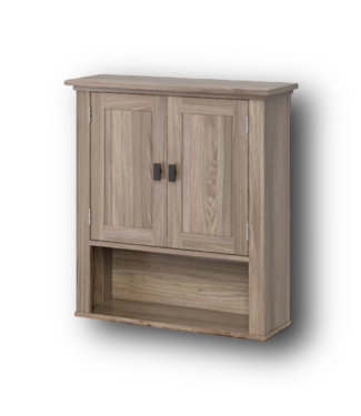 51250 Hayward Light Wood Grain Bathroom Wall Cabinet