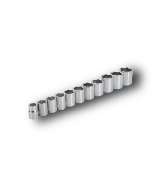 51254 11-PC 6 Point Socket Set