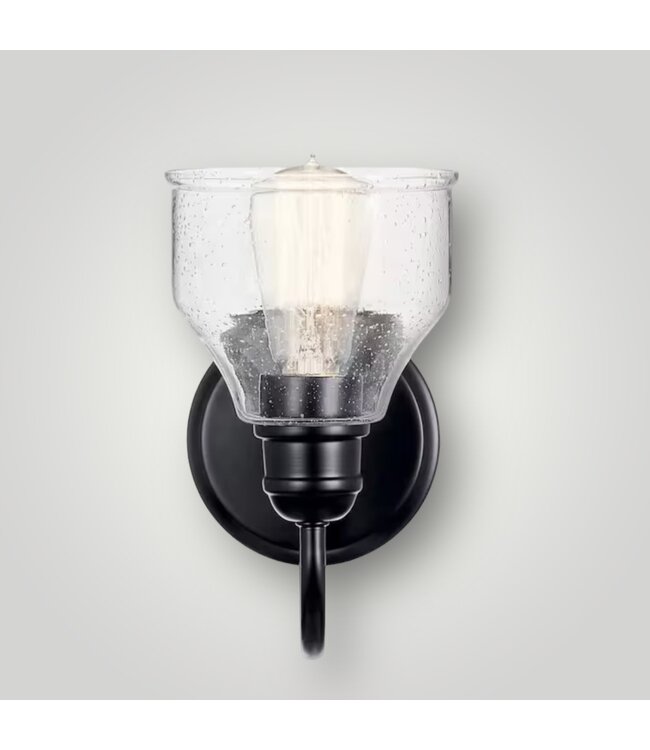 51260 Avery 1-Light Black Wall Sconce