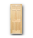51262 Prehung Pine Solid Interior Door 36"W x 80"
