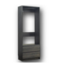51264 Prosper 2-Drawer Dark Gray Solid Wood Closet System
