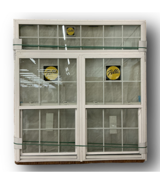 51279 White Vinyl 3 Panel Sliding/Fixed Window 71.625"W