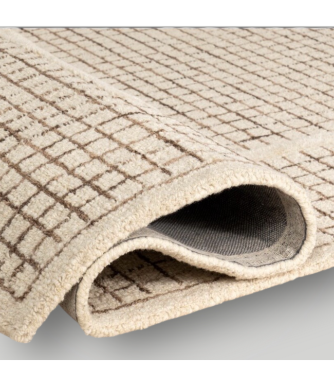 51281 Emaline Geometric Ivory Area Rug 3' x 5'