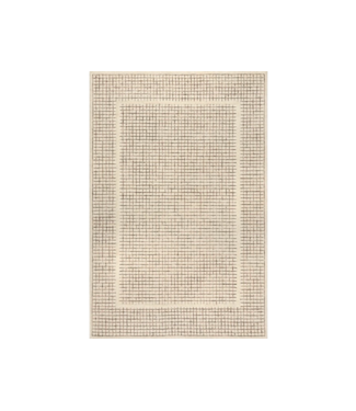 51281 Emaline Geometric Ivory Area Rug 3' x 5'